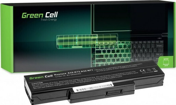 Green Cell Συμβατή Μπαταρία για Asus N71/K72/K72J/K72F με 4400mAh - Image 5