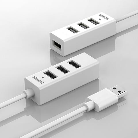 Unitek USB 2.0 Hub 4 Θυρών με σύνδεση USB-A Λευκό - Image 2