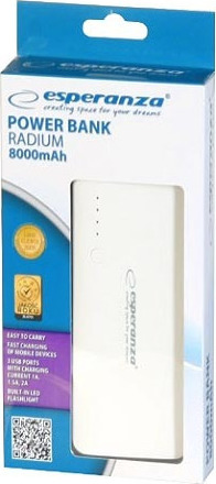 Esperanza EMP106 8000mAh Λευκό - Image 4