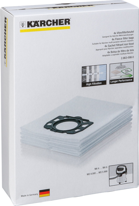 Σακούλες Ηλεκτρικής Σκούπας Karcher Original 2.863-006.0 - Image 2