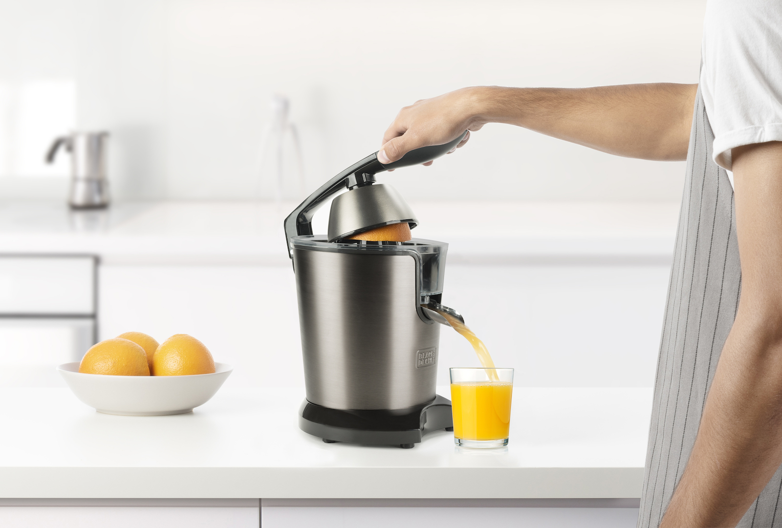 Black & Decker BXCJ350E Ηλεκτρικός Στίφτης 350W με Χωρητικότητα 400ml Inox - Image 3