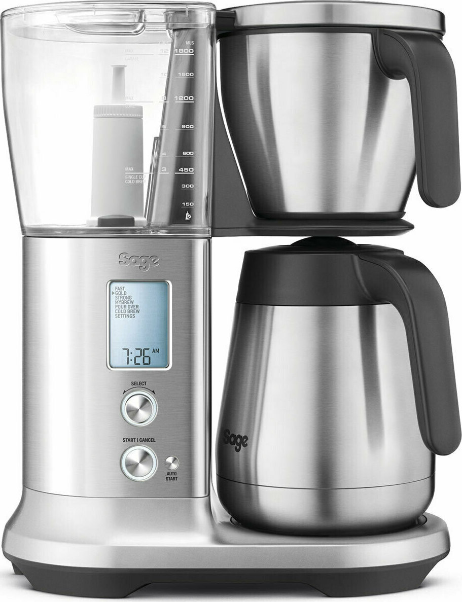 Sage Precision Brewer Thermal Προγραμματιζόμενη Καφετιέρα Φίλτρου 1650W Inox