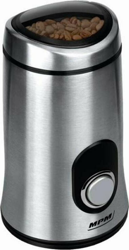MPM Ηλεκτρικός Μύλος Καφέ 150W με Χωρητικότητα 50gr Ασημί - Image 2