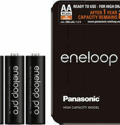 Alternative view of Panasonic Eneloop Pro With Battery Case AA 2500mAh 1.2V 4τμχ