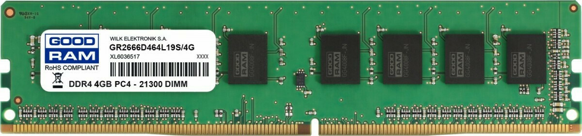 GoodRAM 4GB DDR4 GR2666D464L19S/4G