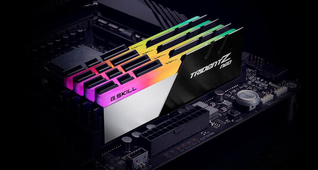 G.Skill Trident Z Neo DDR4 32GB RAM με 2x16GB Modules και Ταχύτητα 3200 για Desktop F4-3200C16D-32GTZN - Image 4