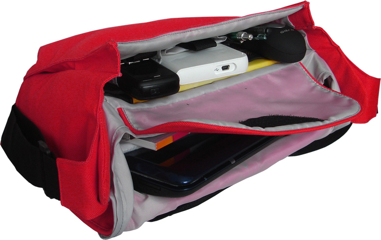 Addison 1301 Τσάντα Messenger 10.2" Κόκκινη - Image 4