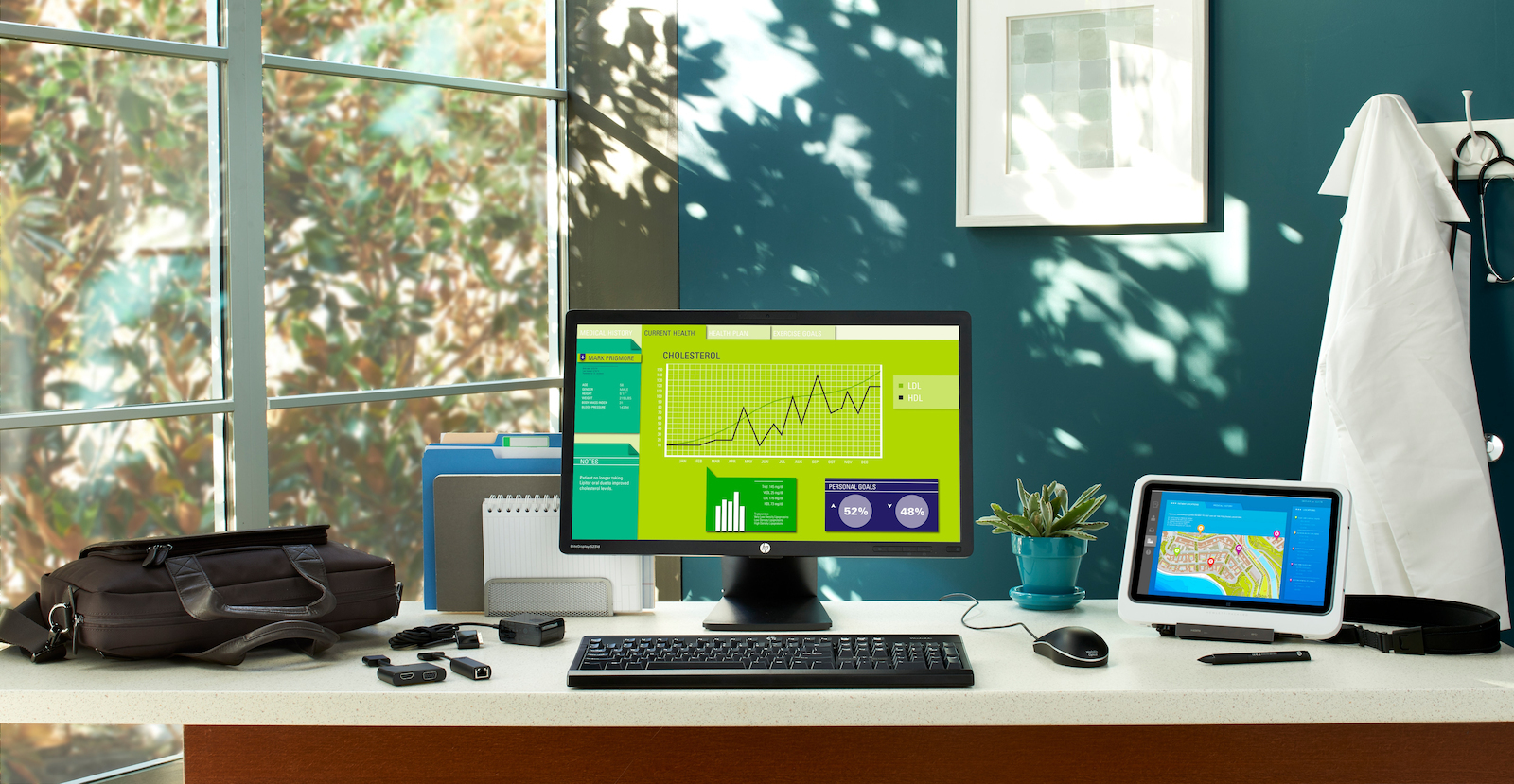 HP HDMI male σε VGA female 1τμχ (X1B84AA) - Image 3