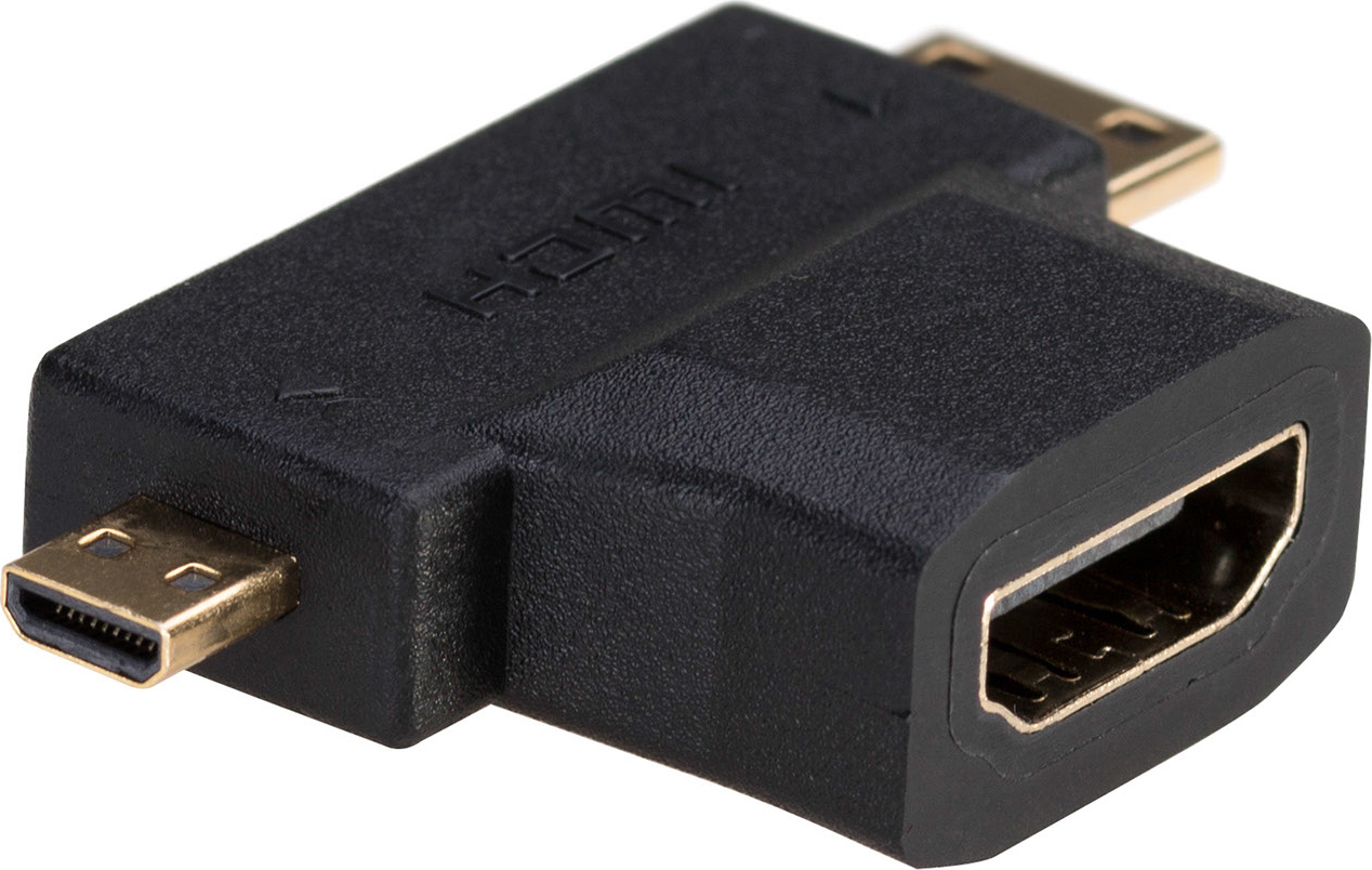 Akyga HDMI female σε micro HDMI / mini HDMI male (AK-AD-23) - Image 3