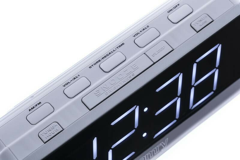 Camry Alarm Clock Radio Επιτραπέζιο Ψηφιακό Ρολόι με Ξυπνητήρι & Ραδιόφωνο CR1156 - Image 5