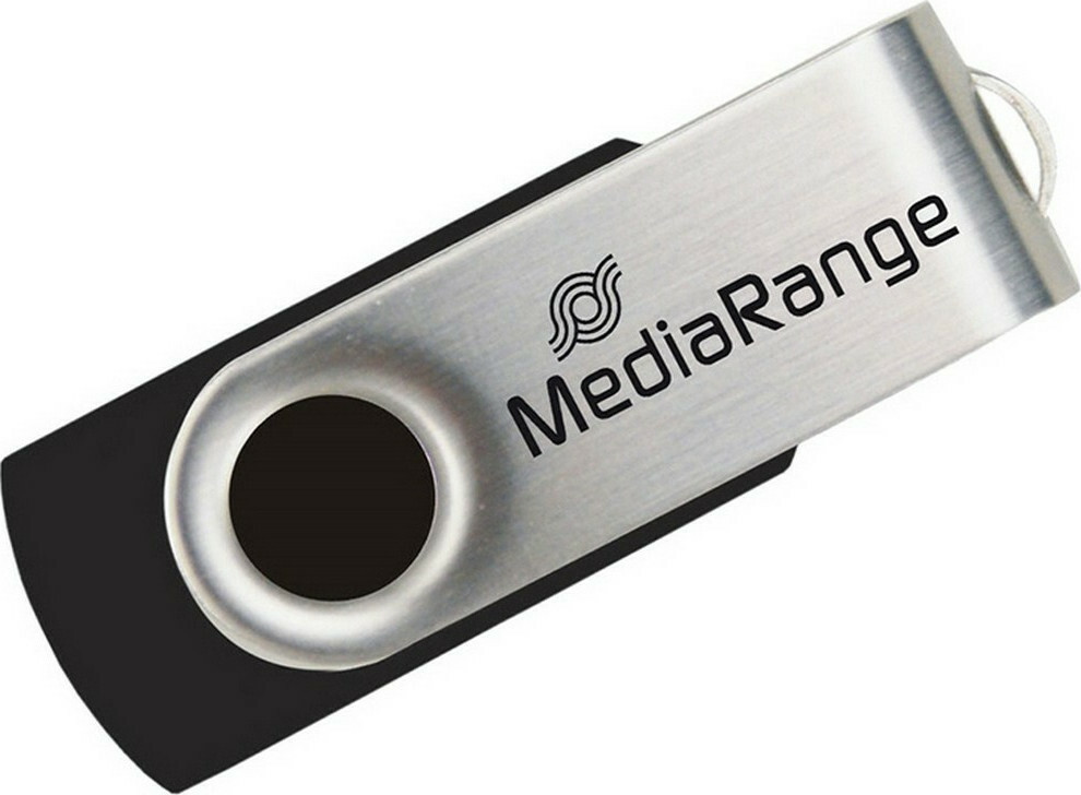 MediaRange 16GB USB 2.0 Ασημί