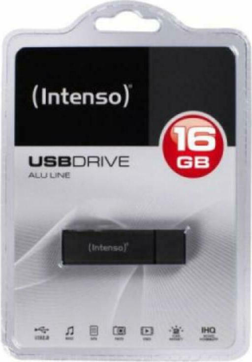 Intenso Alu Line 16GB USB 2.0 Stick Γκρι - Image 5