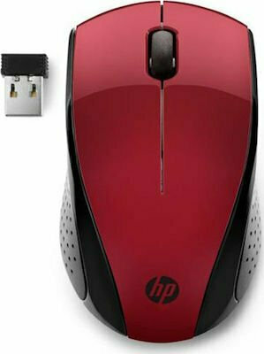 HP 220 Ασύρματο Ποντίκι Κόκκινο - Image 4