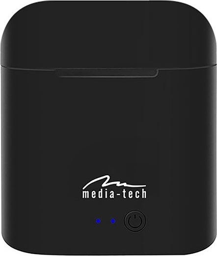Media-Tech MT3589 Earbud Bluetooth Handsfree Ακουστικά με Θήκη Φόρτισης Μαύρα - Image 7