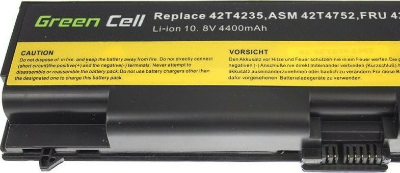 Green Cell Συμβατή Μπαταρία για Lenovo ThinkPad LE05 με 4400mAh (LE05) - Image 5