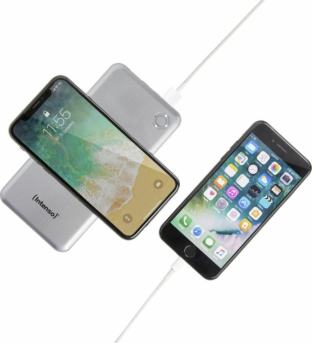 Intenso WPD10000 Wireless 10000mAh 10W Ασημί - Image 8