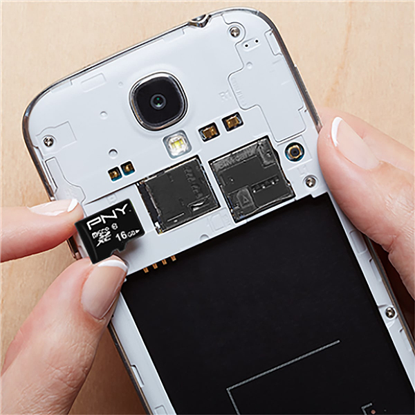 PNY microSDHC 16GB Class 10 U1 UHS-I με αντάπτορα - Image 4