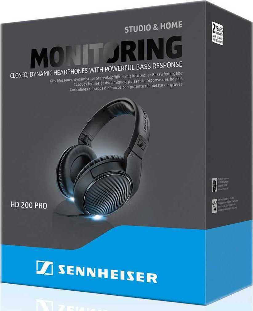 Sennheiser HD 200 Pro 3.5mm Μαύρα - Image 6