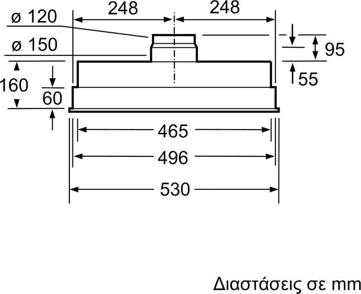 Siemens Μηχανισμός Απορρόφησης 53cm Inox LB55565 - Image 6