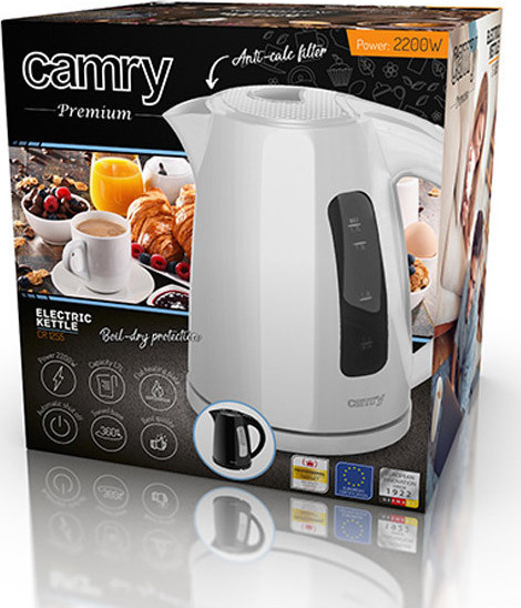 Camry CR 1255w 1.7lt με Ισχύ 2200W Λευκός - Image 6