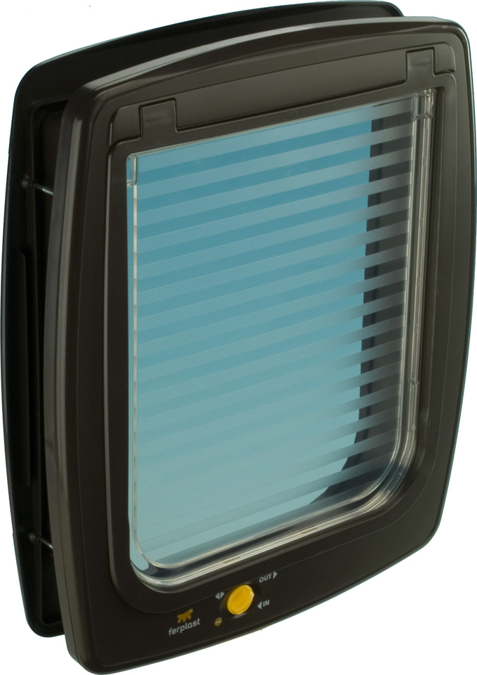 Ferplast Swing 15 Πόρτα Σκύλου 41.2x9.6x48.2 εκ. από Πλαστικό σε Καφέ Χρώμα 41.2 x x 48.2εκ. - Image 3