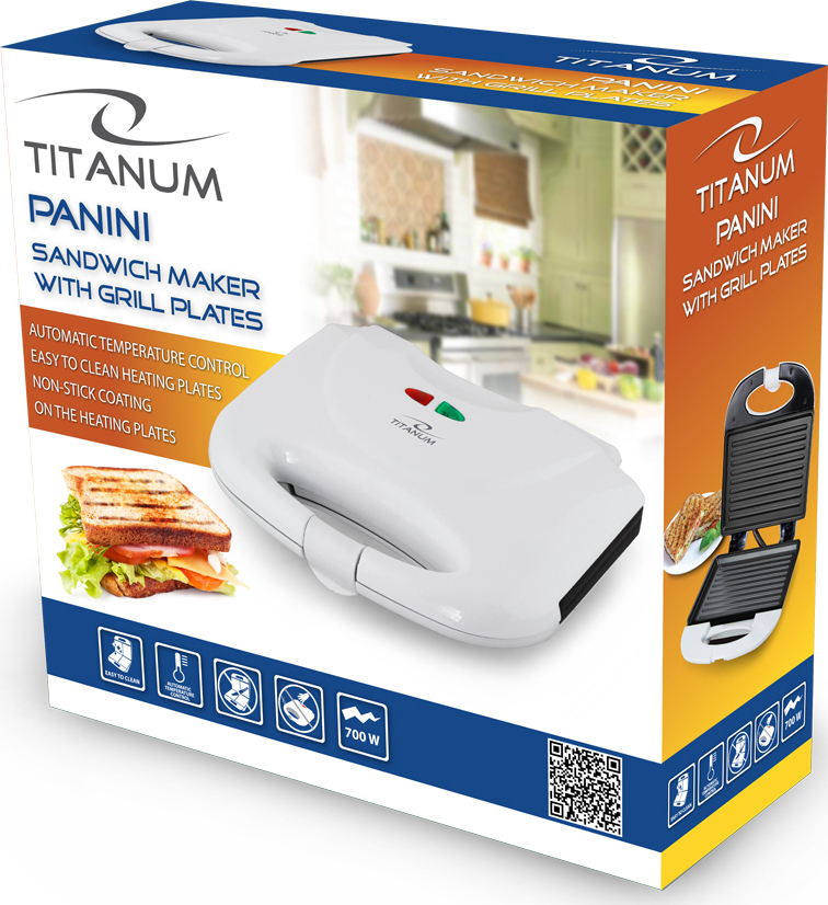 Esperanza TKT004W 700W για 2 Τοστ Λευκή - Image 4