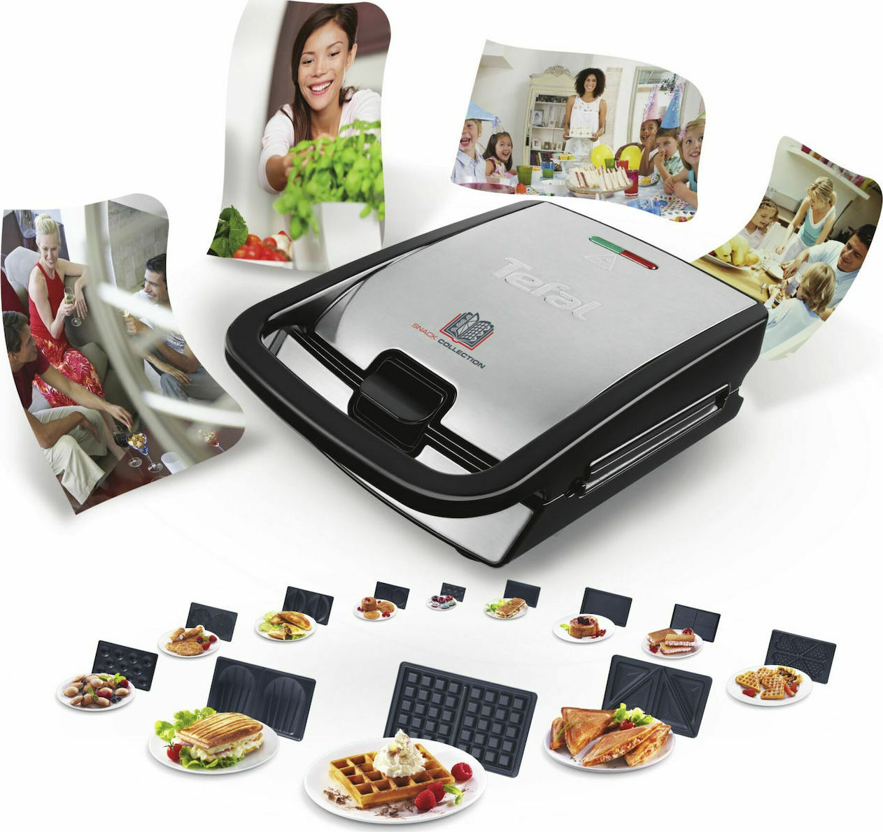 Tefal Snack Collection 700W για 2 Τοστ Inox - Image 9