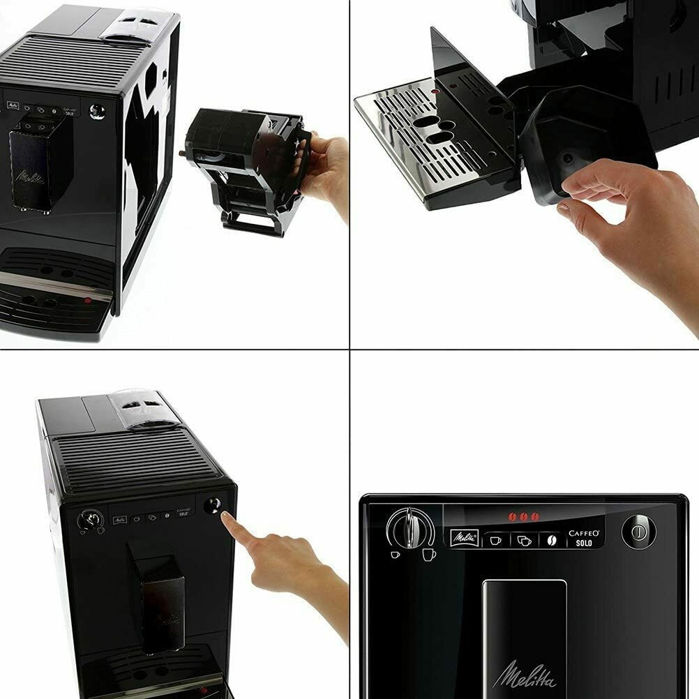 Melitta Caffeo Solo E 950 Αυτόματη Μηχανή Espresso 1400W Πίεσης 15bar με Μύλο Άλεσης Μαύρη - Image 4