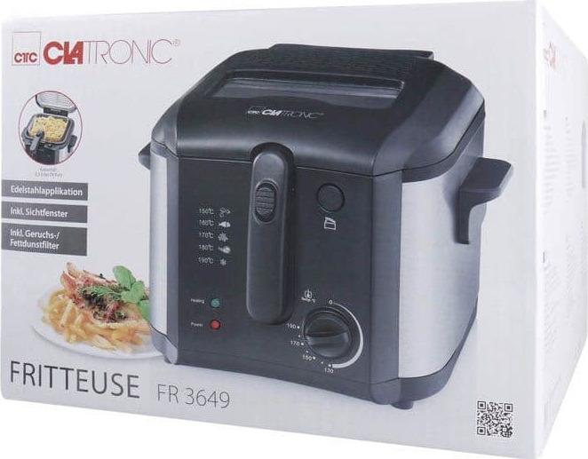 Clatronic FR 3649 Φριτέζα 2.5lt Μαύρη - Image 7