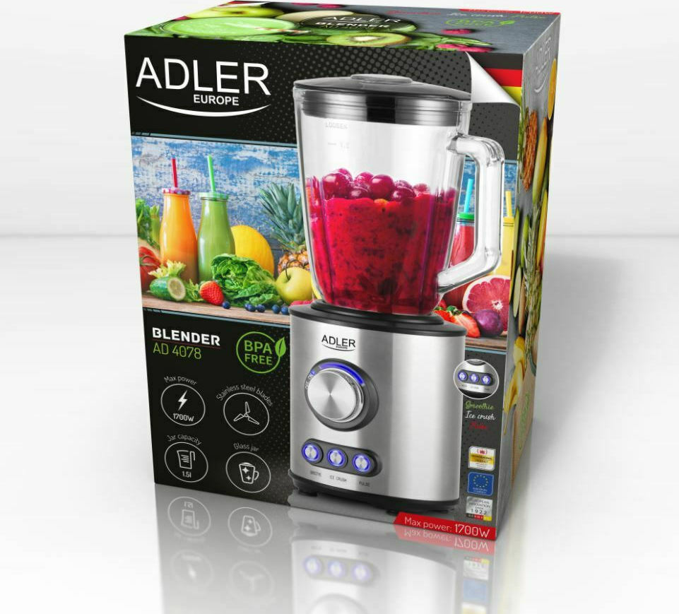 Adler AD 4078 με Κανάτα 1.5lt 1700W Inox - Image 6