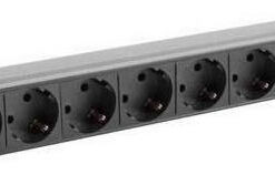 Lanberg Πολύπριζο Rack 19" PDU 1U 9x Schuko