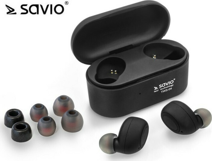 Savio TWS-04 In-ear Μαύρα - Image 5