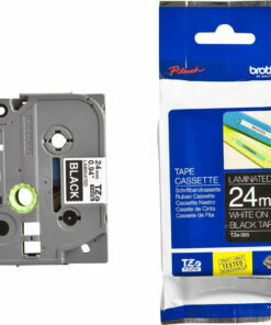Brother TZE-355 Ταινία Ετικετογράφου 8m x 24mm σε Μαύρο Χρώμα