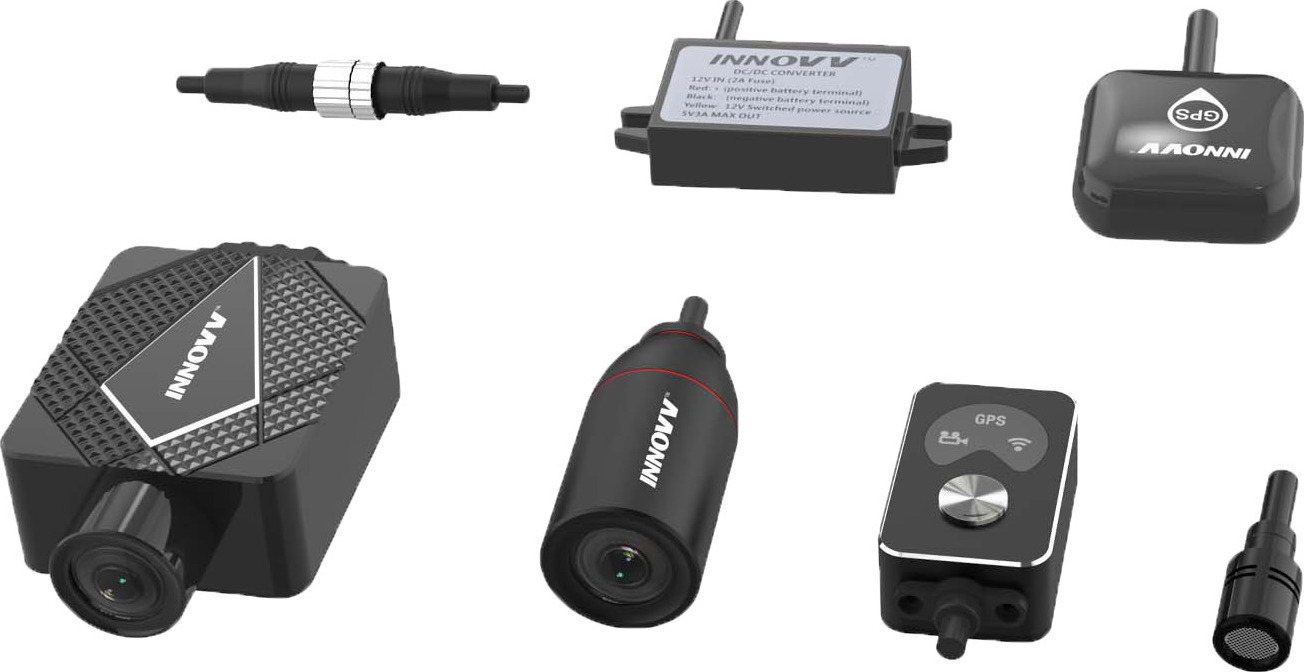 IVV K5 Σετ Κάμερα DVR Μοτοσυκλέτας 4K WiFi, GPS & Κάμερα Οπισθοπορείας - Image 2