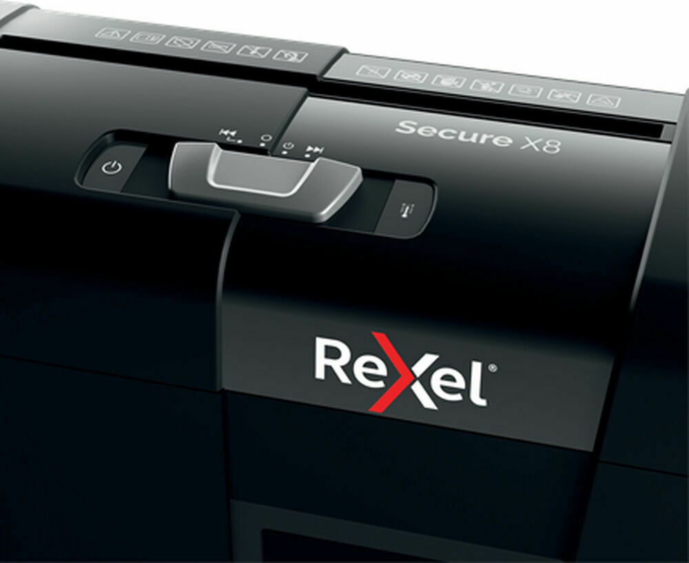 Rexel Καταστροφέας Εγγράφων Secure X8 Micro Cut 8 Φύλλων με Κάδο 14lt - Image 4