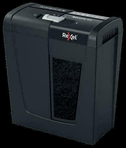 Rexel Καταστροφέας Εγγράφων Secure S5 Strip Cut 5 Φύλλων με Κάδο 10lt - Image 3