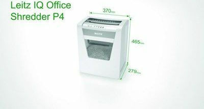 Leitz Καταστροφέας Εγγράφων IQ Home Office P4 Cross Cut 10 Φύλλων με Κάδο 23lt - Image 7