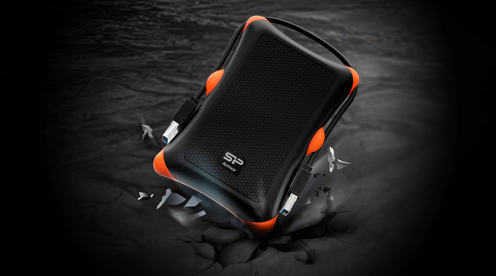 Silicon Power Armor A30 USB 3.0 Εξωτερικός HDD 1TB 2.5" Μαύρο/Πορτοκαλί - Image 6