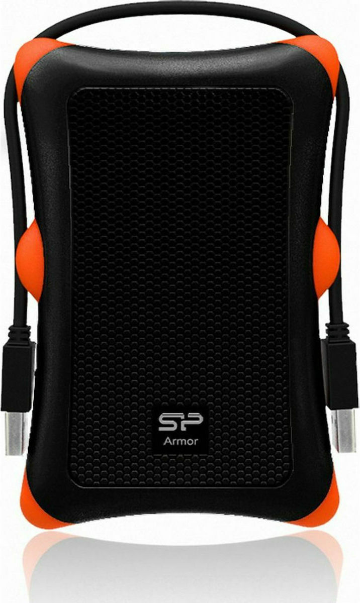 Silicon Power Armor A30 USB 3.0 Εξωτερικός HDD 2TB 2.5" Μαύρο/Πορτοκαλί