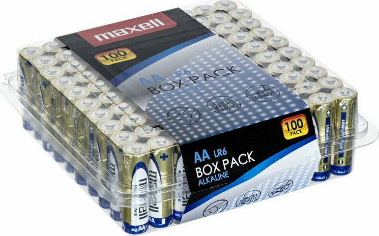 Maxell AA 1.5V 100τμχ LR6-100P - Image 4