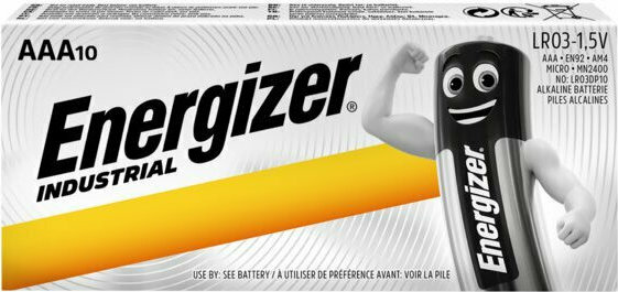 Energizer Industrial AAA 1.5V 10τμχ 638499