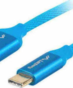 Alternative view of Lanberg USB 2.0 USB-C male - USB-A 1m (CA-USBO-22CU-0010-BL)