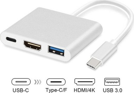 Maclean Energy USB-C male σε HDMI / USB-A / USB-C female (MCTV-840) - Image 3