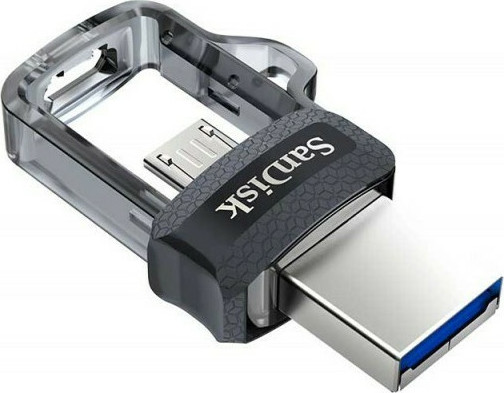 Sandisk Ultra Dual Drive M3.0 256GB USB 3.0 Stick με σύνδεση USB-A & micro USB-B Μαύρο - Image 6