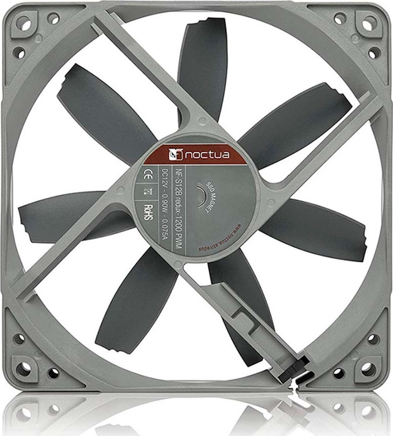 Noctua NF-S12B redux-1200 Case Fan με Σύνδεση 3-Pin Γκρι - Image 4