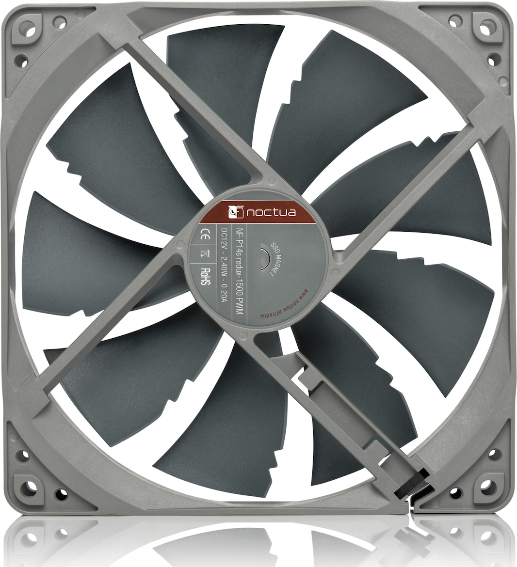 Noctua NF-P14s redux-1500 Case Fan 140mm Γκρι - Image 4