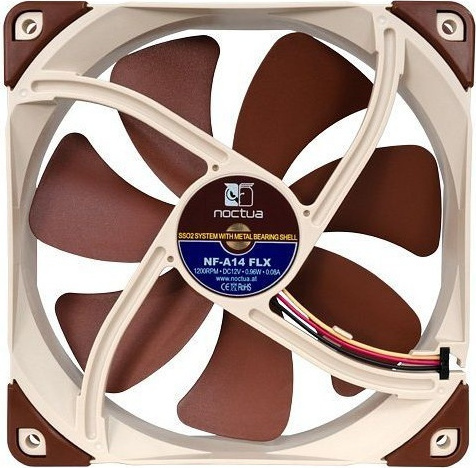 Noctua NF-A14 FLX Case Fan 140mm Καφέ - Image 7