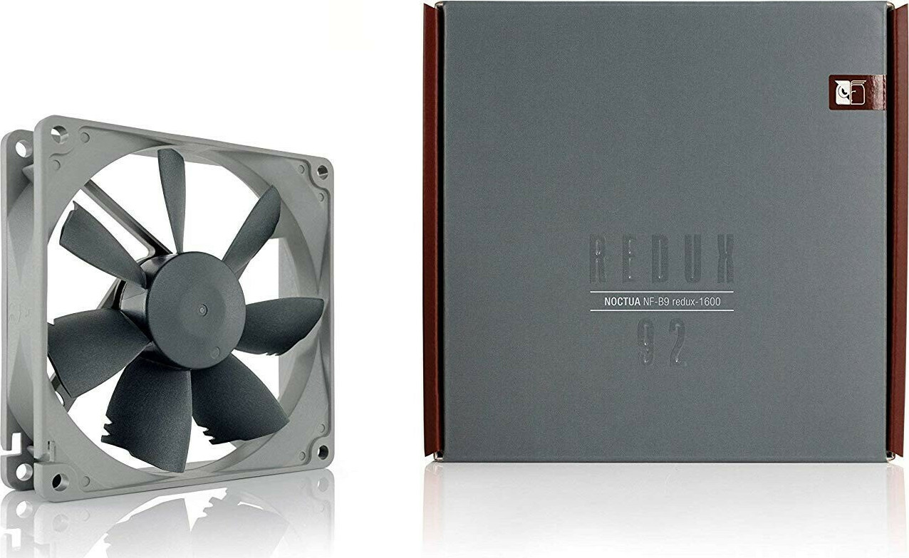 Noctua NF-B9 redux-1600 Case Fan 92mm με Σύνδεση 3-Pin Γκρι - Image 4
