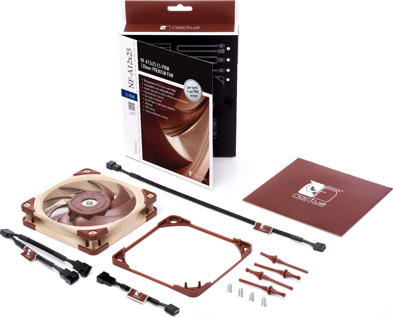 Noctua NF-A12x25 LS Case Fan 120mm Καφέ - Image 9