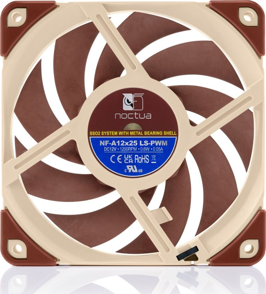 Noctua NF-A12x25 LS Case Fan 120mm Καφέ
